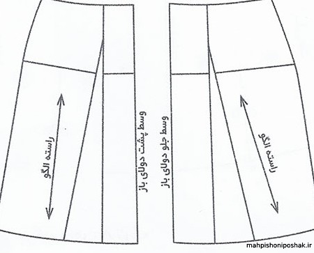 مدل دامن چهار کلوش