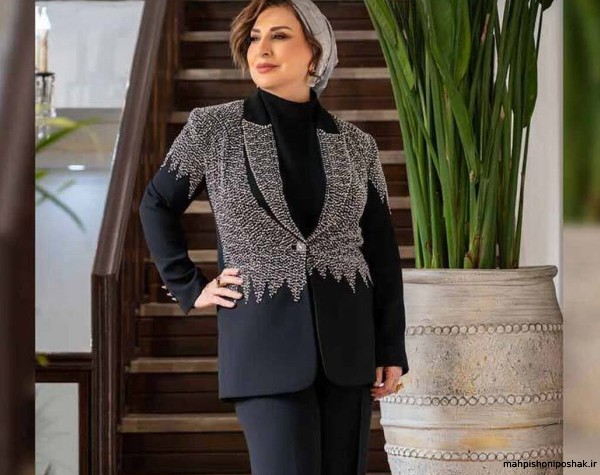 مدل کت شلوار مجلسی زنانه مدل کت شلوار مجلسی زنانه