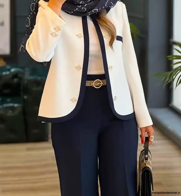 مدل کت شلوار مجلسی زنانه مدل کت شلوار مجلسی زنانه