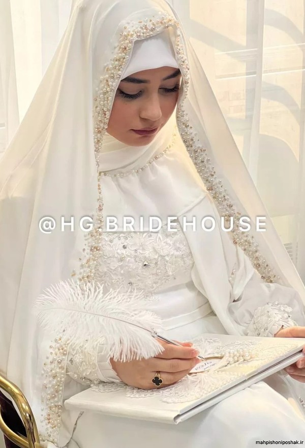 مدل لباس عقد با حجاب