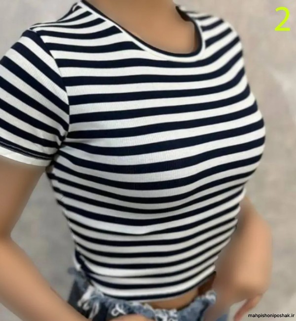مدل تاپ زنانه راه راه مدل تاپ زنانه راه راه