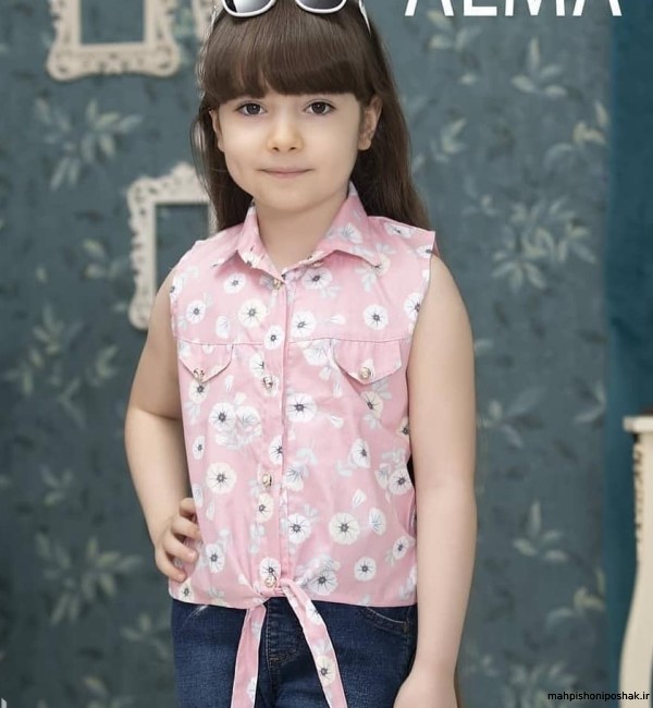 مدل بلوز دخترانه گره ای