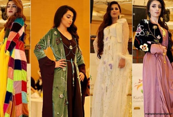 مدل لباس کردی زنانه ملیله دوزی شده