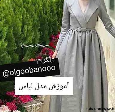 مدل مانتو زنانه چین دار