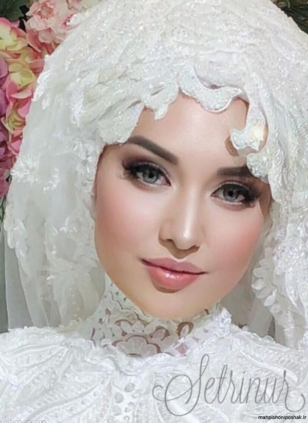 مدل کلاه حجاب عروس مدل کلاه حجاب عروس